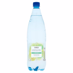 Tesco Sparkling Water Lemon & Lime 1 Litre